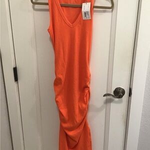 Women's Rib Knit Side Ruched Bodycon Dress - A New Day from Target